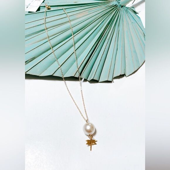 Pearl drop necklace R1 - Picture 1 of 3
